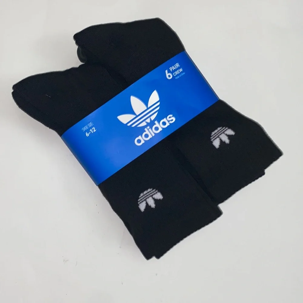 Adidas Originals trefoil Logo cushioned Crew Socks 12 pairs